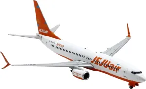 1 200 for Jeju Air Boeing B737-800 Airliner Aircraft Model Simulation Static Ornaments Miniatures Set