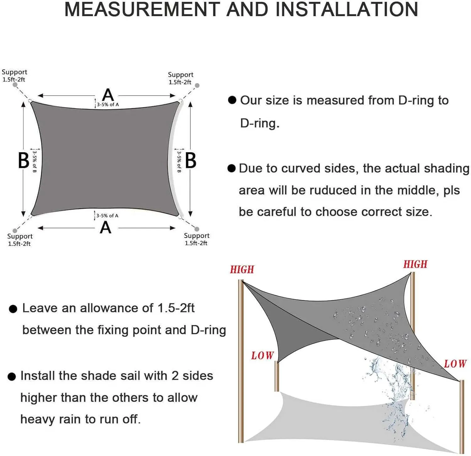10'x10'x10',Waterproof Triangle Shade Sail with Hardware Kit, Pink Triangle Shade Sail Canopy,95% UV Block Sunshade Sail Cover for Garden, Backyard, Patio, Lawn, Pool, Outdoor Activities