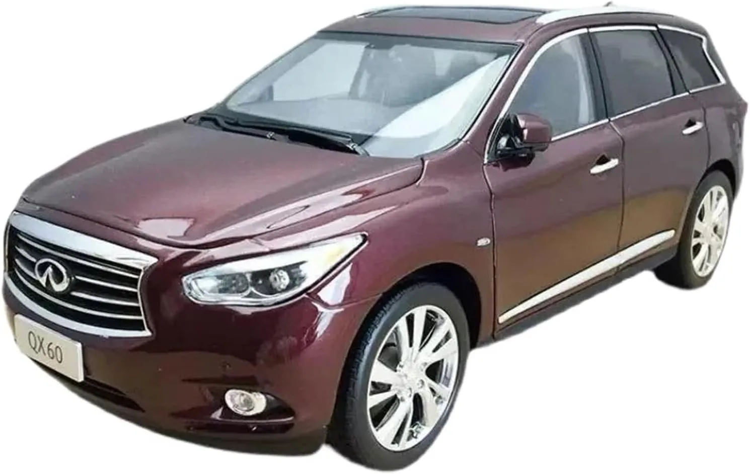 1:18 for Infiniti QX60 SUV Alloy Die-cast Static Car Model Collection Ornaments Souvenir Mini Simulation Toys(Black)