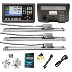 12" x 30" x 16" 3 Axis DRO Digital Readout for Mill DRO Magnetic Scale Encoder Milling Machine 320mm 770mm 420mm Tool IP67 Sealing Protection
