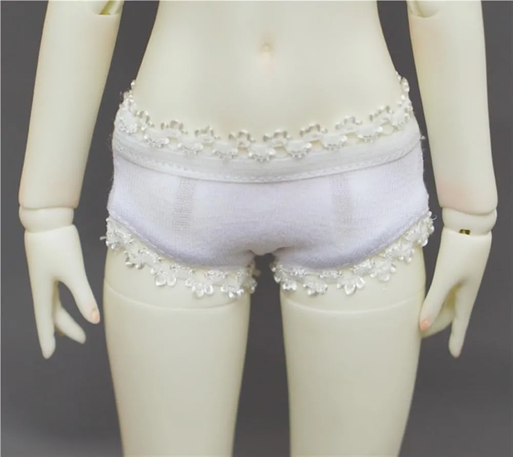 1/3 Scale BJD Doll Model Figure Doll White Lace Underpants for Movable Doll Action Figure，Joints Dolls Miniatures Accessories