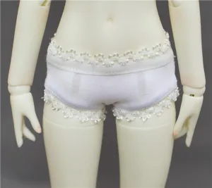 1/3 Scale BJD Doll Model Figure Doll White Lace Underpants for Movable Doll Action Figure，Joints Dolls Miniatures Accessories