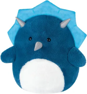 15'' Triceratops Dinosaur Plush Pillows, Dinosaur Stuffed Animal Toys for Hugging & Squish, Cuddle Dino Plushies for Decor, Soft Blue Dinosaur Stuff Boy Girl Dinosaur Gifts