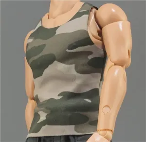 1/6 Scale Male,Figure Doll Clothes Sleeveless Casual Loose Shirts for 12" Male Soldier Action Figure Doll