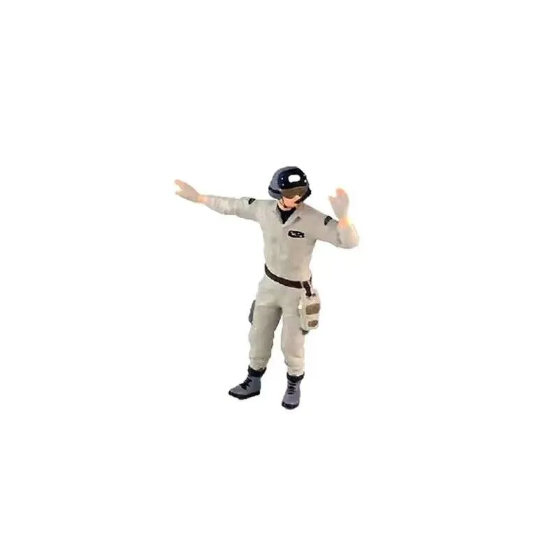 1:64 Painted Figure Mini Model Miniature Resin Diorama Air Force Pilot Captain