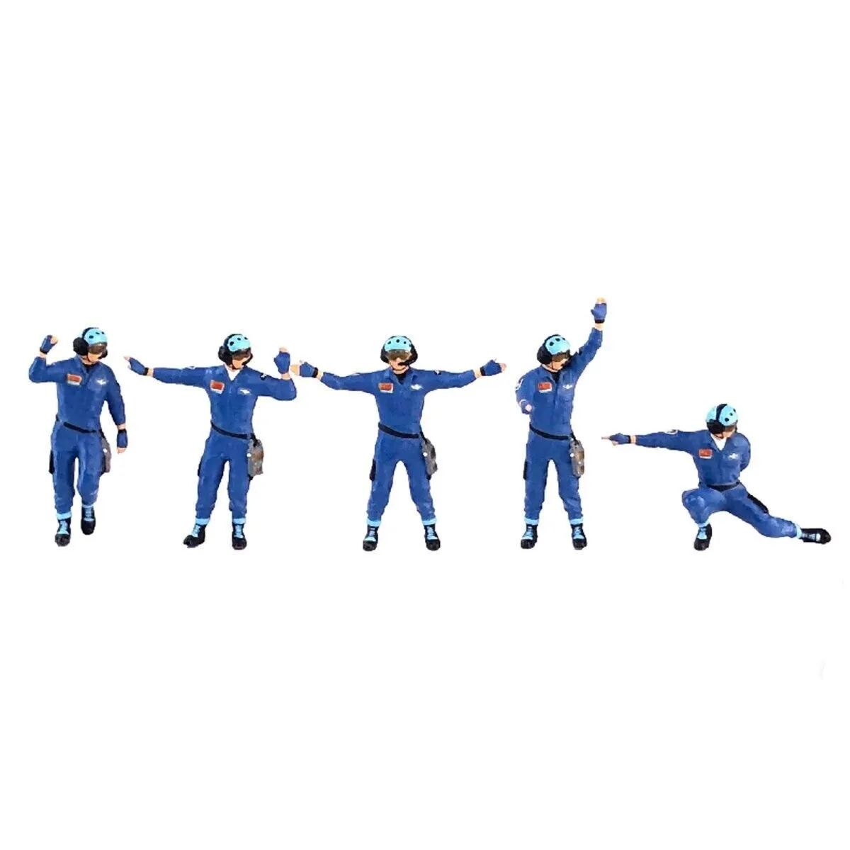 1:64 Painted Figure Mini Model Miniature Resin Diorama Air Force Pilot Captain