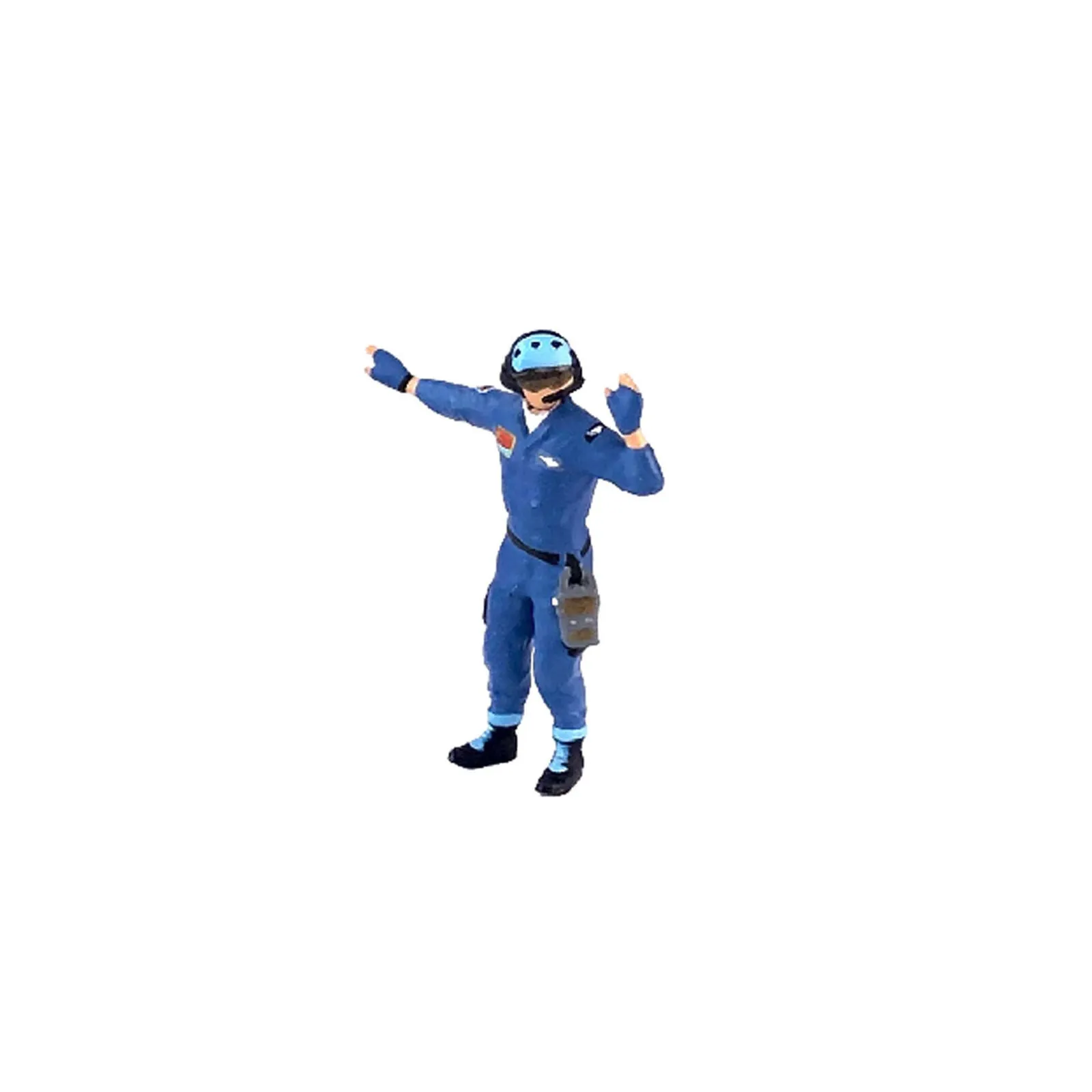 1:64 Painted Figure Mini Model Miniature Resin Diorama Air Force Pilot Captain