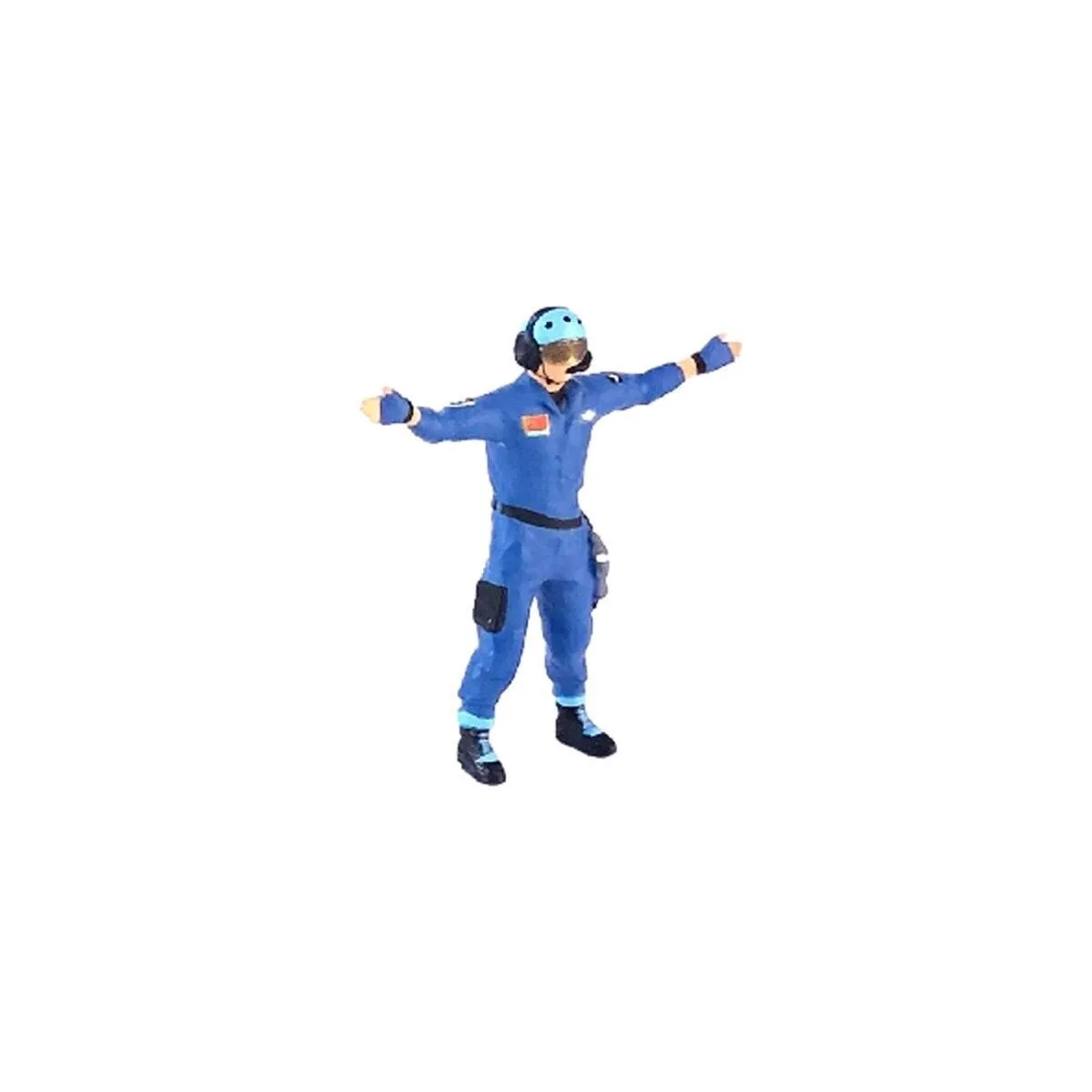 1:64 Painted Figure Mini Model Miniature Resin Diorama Air Force Pilot Captain