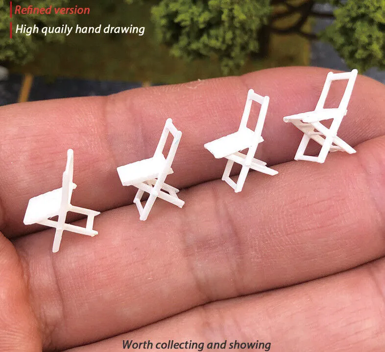 1:64 Painted Figure Mini Model Miniature Resin Diorama Cafe Restaurant Waiter