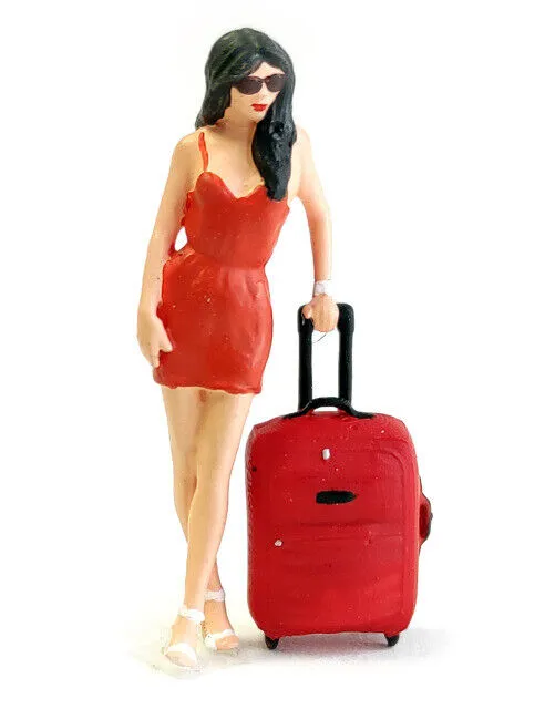 1:64 Painted Figure Mini Model Miniature Resin Diorama Cafe Restaurant Waiter