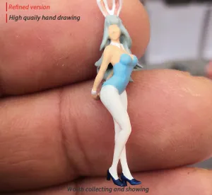1:64 Painted Figure Mini Model Miniature Resin Diorama Rabbie Bunny Sexy Girl Bu
