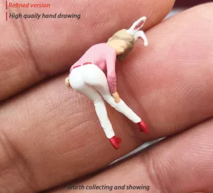 1:64 Painted Figure Mini Model Miniature Resin Diorama Rabbie Bunny Sexy Girl P