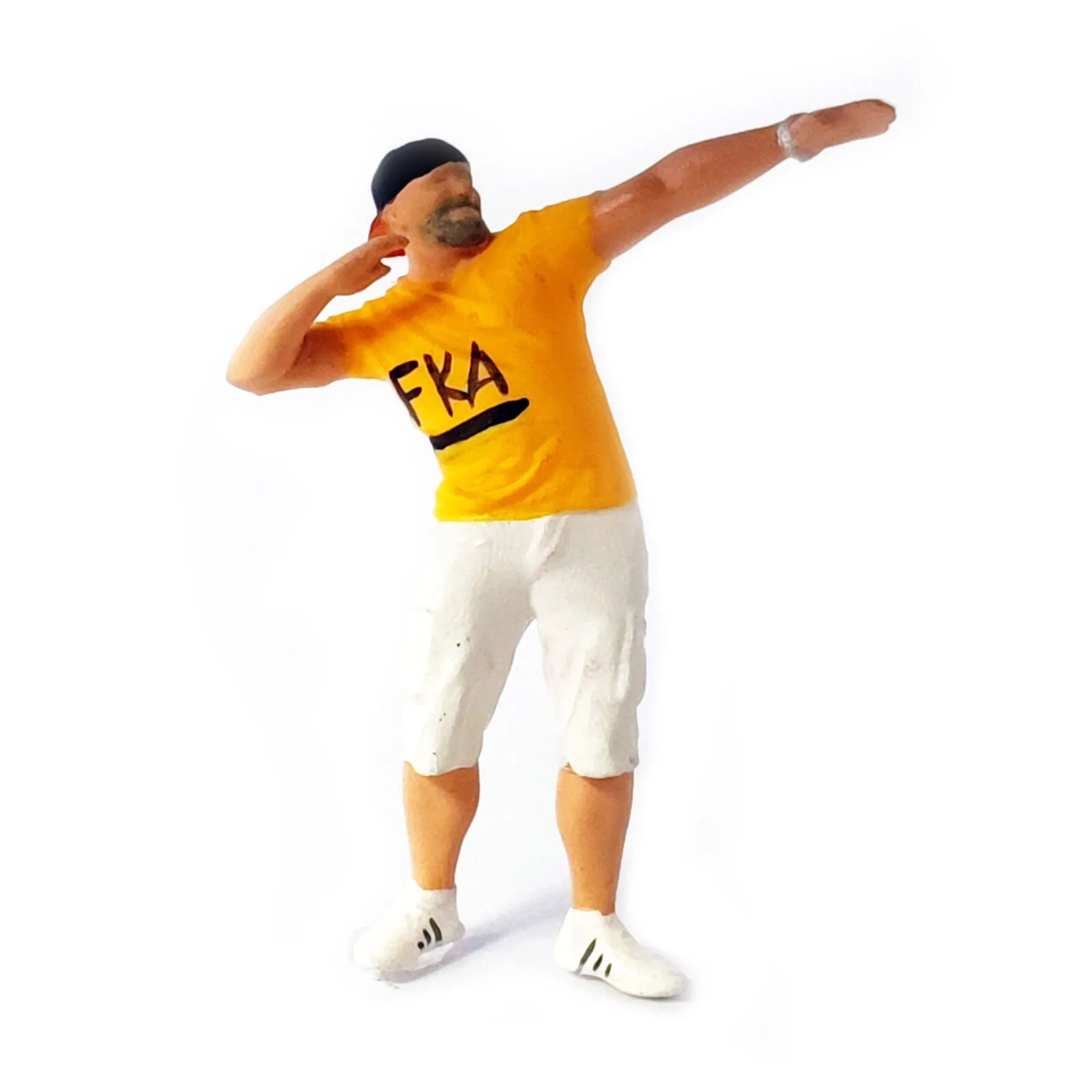 1:64 Painted Figure Mini Model Miniature Resin Diorama Stree Dance Dancer Trendy