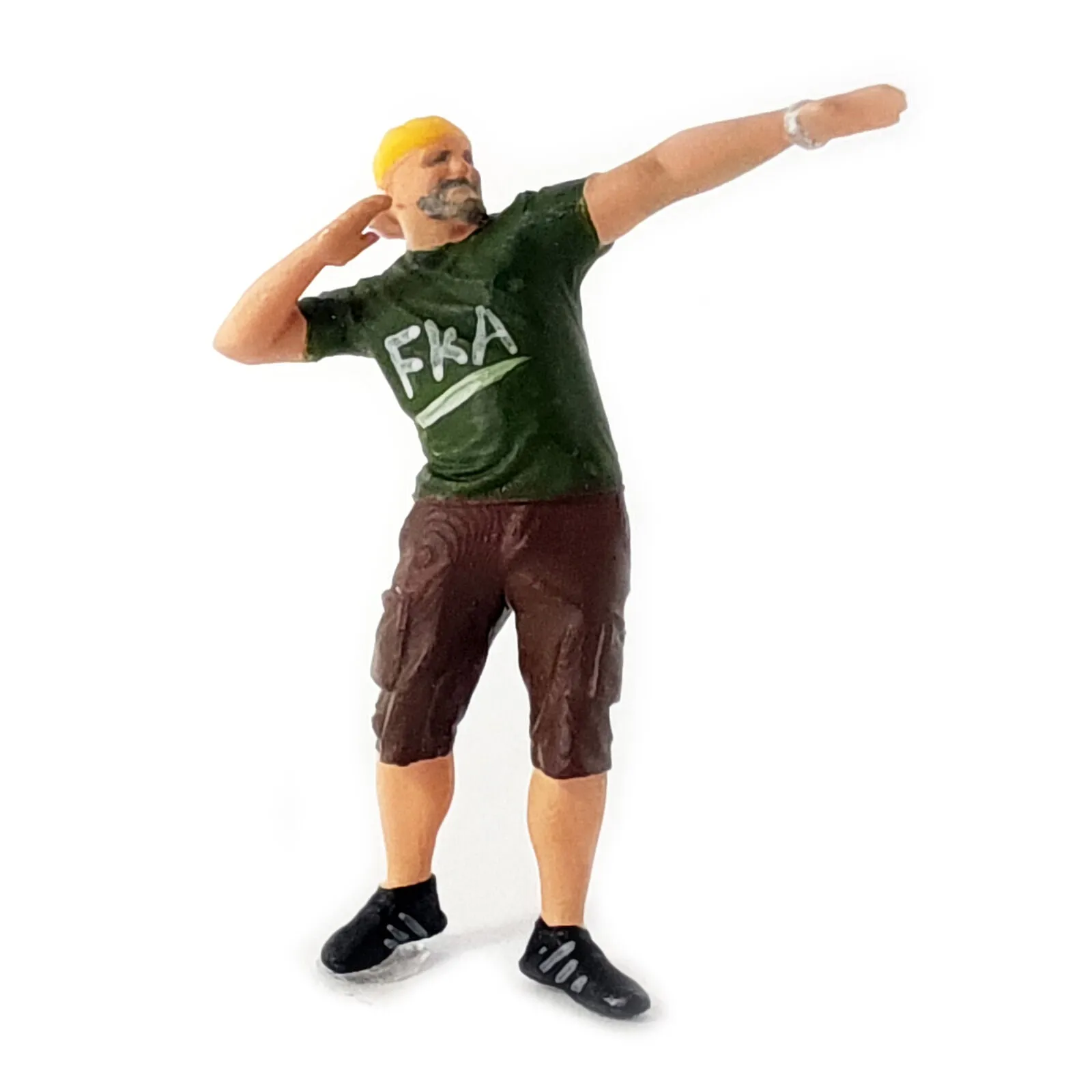 1:64 Painted Figure Mini Model Miniature Resin Diorama Stree Dance Dancer Trendy