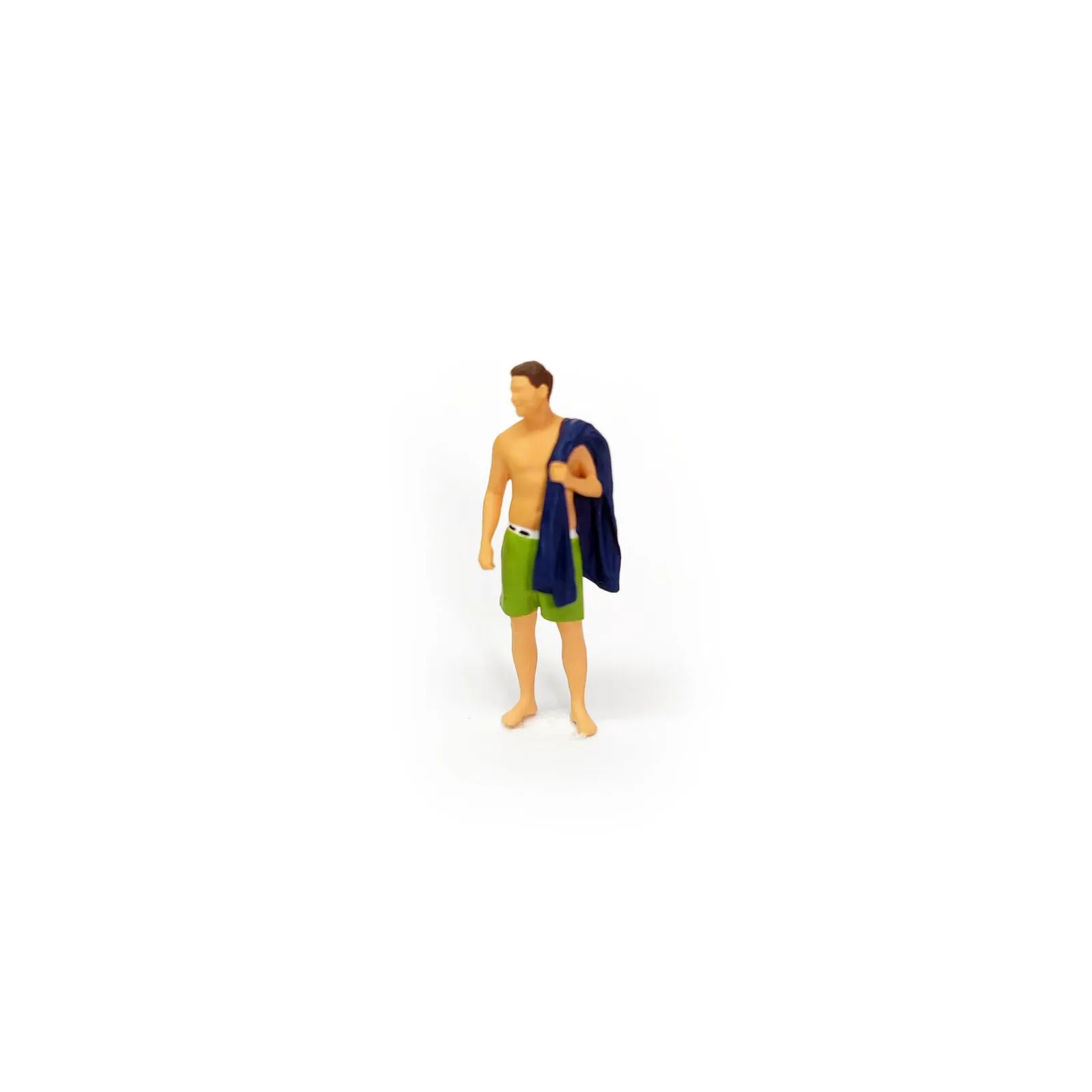 1:64 Painted Figure Mini Model Miniature Resin Diorama Toy Beach Surfing Couple