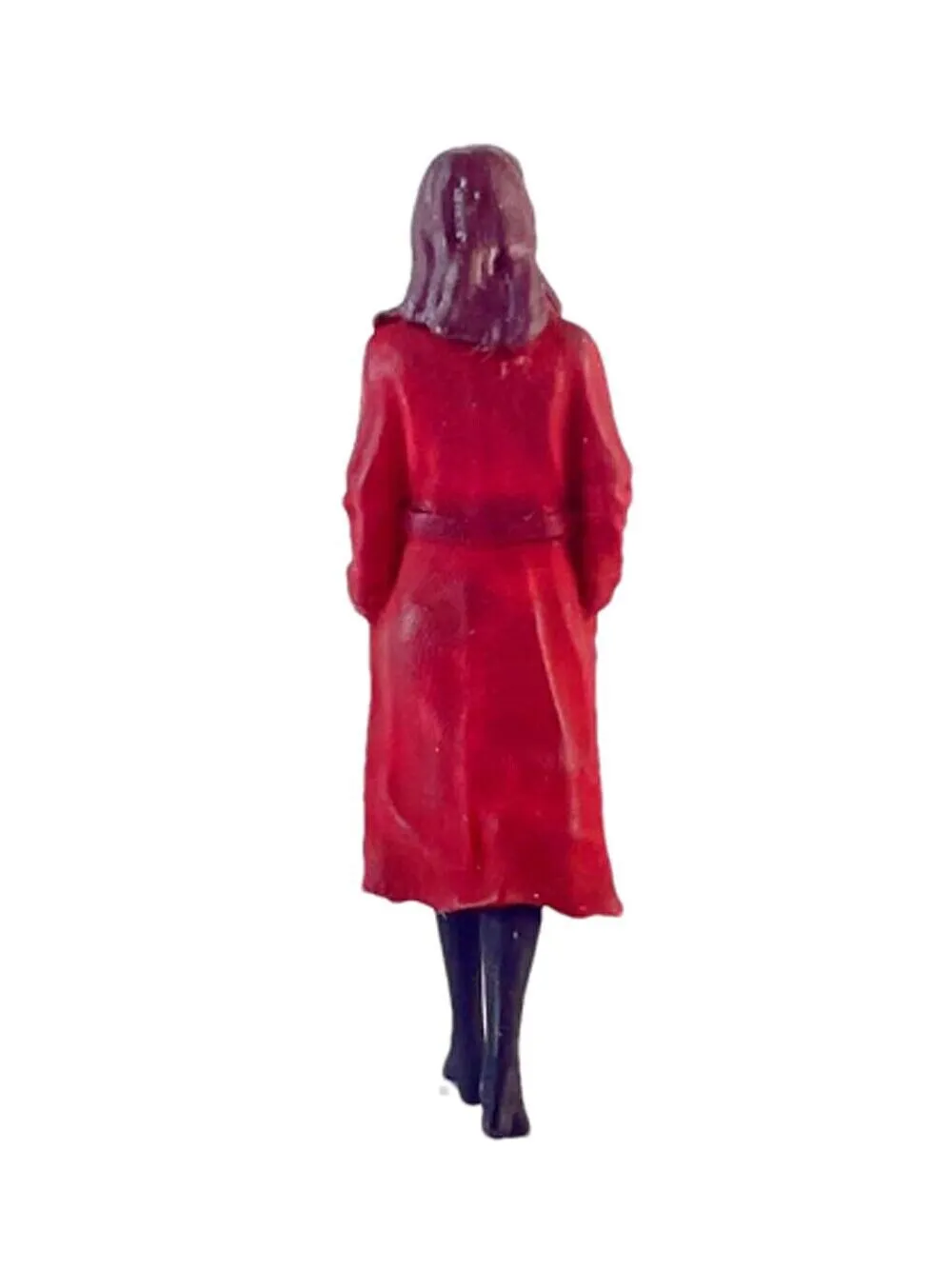1:64 Painted Figure Model Miniature Resin Diorama Business Man Woman Luggage