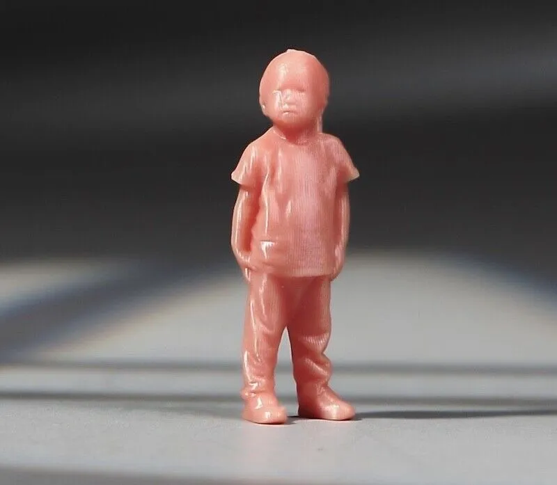 1:64 Painted Unpainted Figure Model Miniature Resin Diorama Sand Little Girl Kid