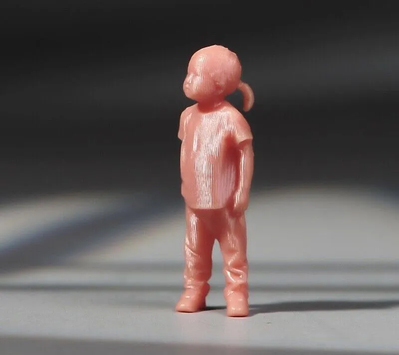 1:64 Painted Unpainted Figure Model Miniature Resin Diorama Sand Little Girl Kid