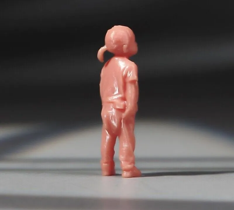 1:64 Painted Unpainted Figure Model Miniature Resin Diorama Sand Little Girl Kid