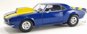 1968 Camaro Z/28 - Drag Outlaws Sunoco Blue w/Yellow Stripes LE 427 in 1:18 Scale A1805731