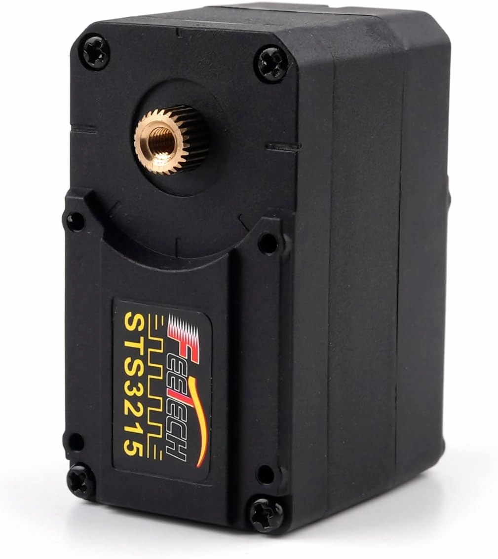 19KG 7.4V High-Torque Serial Bus Servo with Magnetic Encoder, Dual Axis TTL Control Programmable Digital Servo with Feedback for Robotics/Robotic Arm (1 Servo with 1 Controller)