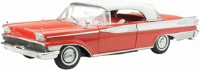 1:18 for 1959 Mercury Park Lane Closed Convertible Alloy Car Model Decorative Ornaments Souvenirs Mini Simulation Toys(Orange)