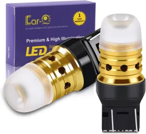 2200 Lumens T25 Wedge 3156 3157 LED Bulbs, 12V Reverse, Turn Signal, DRL, Brake, Tail Lights, 6000K Xenon White Super Bright 3057 4057 4114 3457 4157 Upgrade