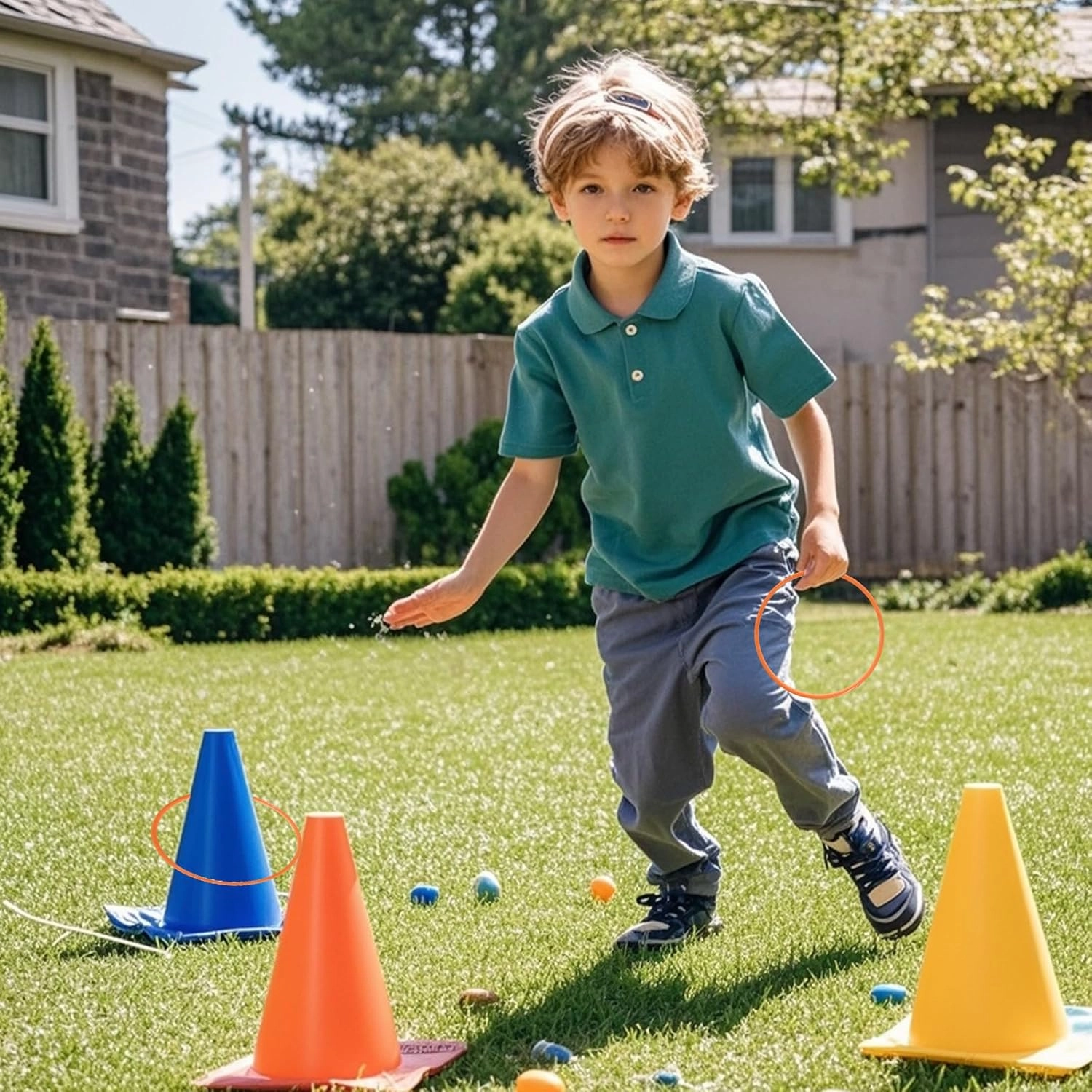 24 Pcs Multicolor Plastic Toss Rings Kids Ring Toss Game Carnival Rings for Speed and Agility Practice Games, Garden Backyard Outdoor Games, Bridal Shower Game, Game Booth