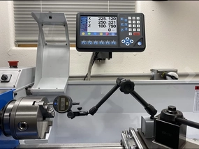 2Axis LCD DRO Multi-function Digital Readout Display,5um 6''x20'' Magnetic scales EIA-422 Output IP67 DIY OEM Encoder Sensor for Lathe Milling Bridgeport Knee Mill (170mmx520mm)
