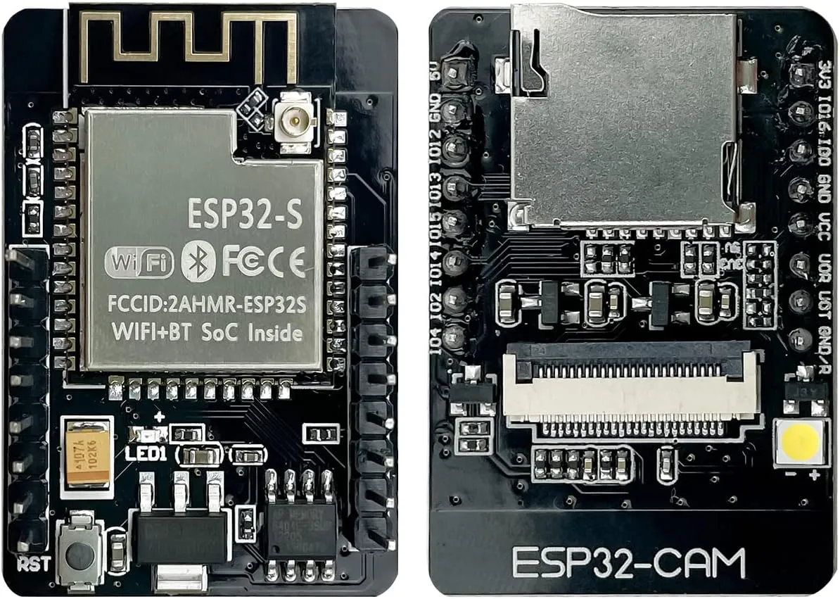 2Pcs ESP32-CAM Wireless WiFi Bluetooth Development Board with OV2640 Camera Module Compatible with Arduino