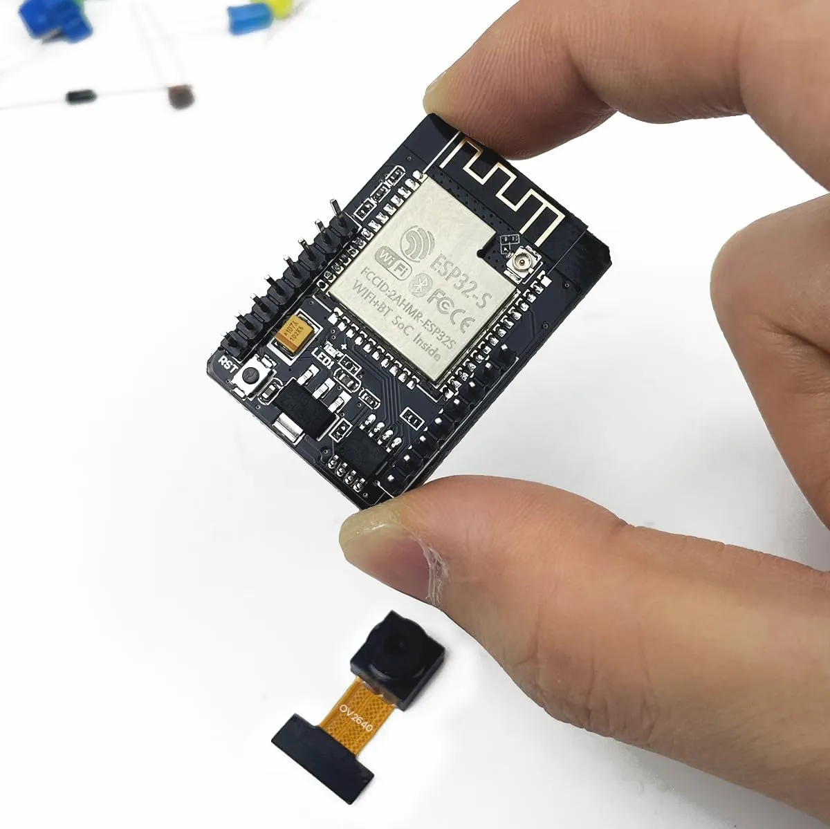 2Pcs ESP32-CAM Wireless WiFi Bluetooth Development Board with OV2640 Camera Module Compatible with Arduino
