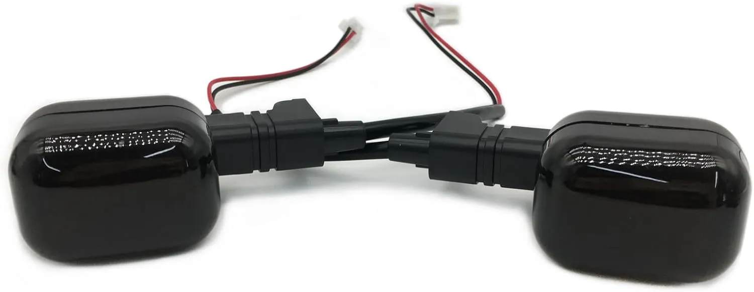 2Pcs Rear Motorcycle turn signals Winker Indicators light for Yamaha BWS 50 100 125 ZUMA/50F/50 FX ZUMA 125 (Smoke)