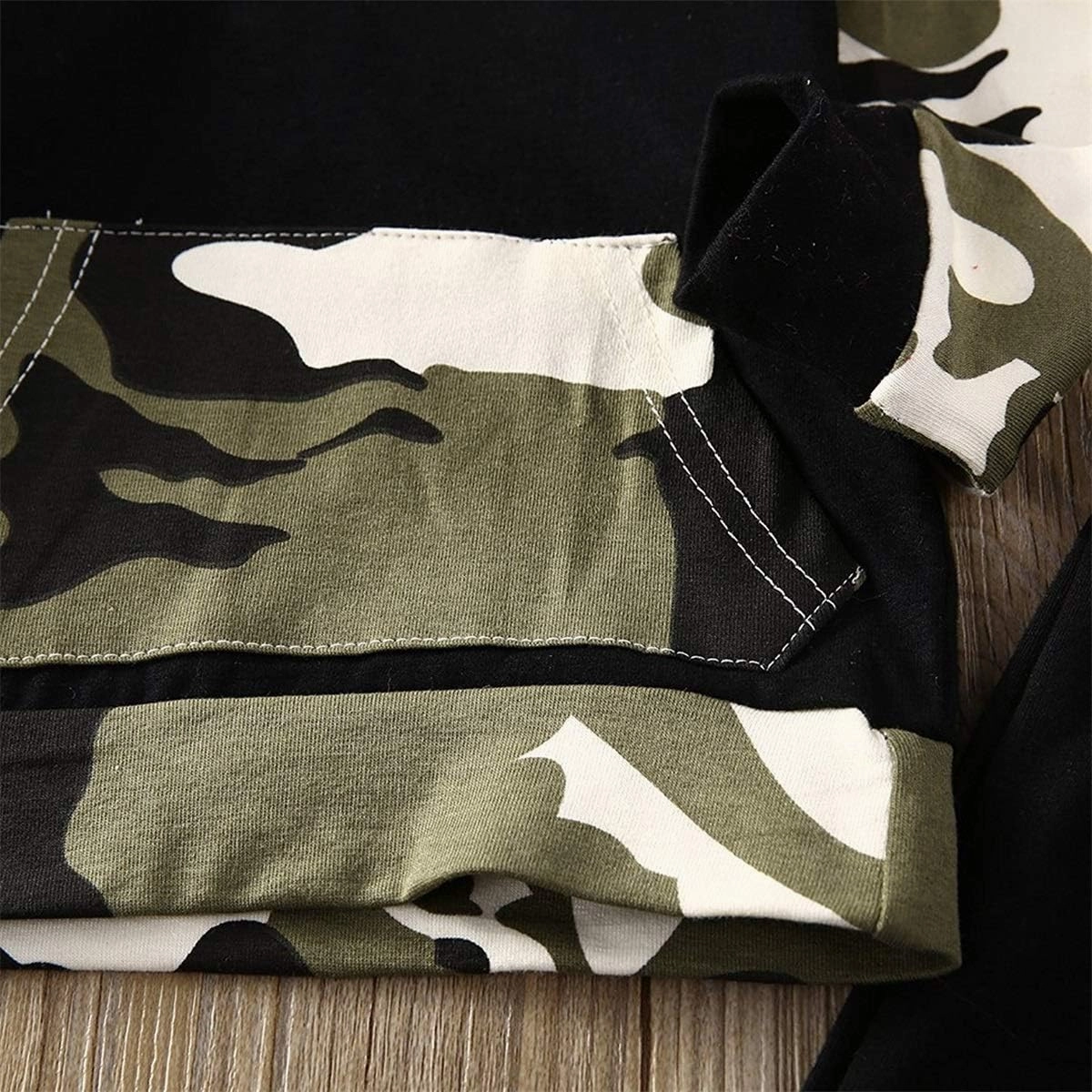 2Pcs Baby Boys Hoodie Tops Pants Set Dinosaur Deer Print Sweatsuit Fall Winter Outfits