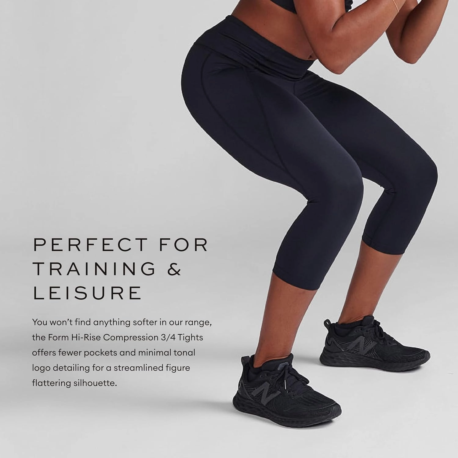 2XU Women's Form Soft Touch Hi-Rise Compression 3/4 Tights