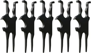 3-in-1 Golf Divot Repair Tool, Magnetic Cigar Holder for Golf Cart Clip, Divot Tool, Ball Marker, Beer Opener, Compact Golf Accessory for Golfers, Fits Bag, Belt, Beach Chair, Fishing Rod (5pcs)