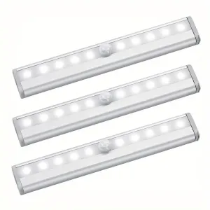 3-Pack: Under Cabinet Wireless Motion Sensor LED Light