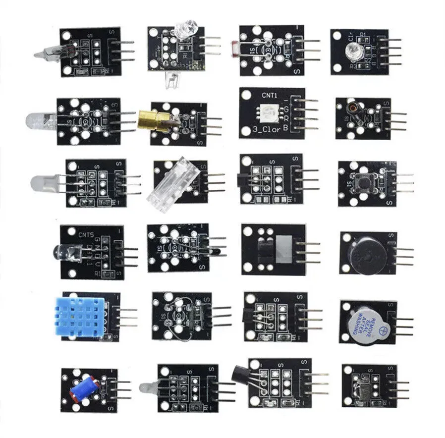 37 - 1 Ultimate Sensor Module Kit for Raspberry Pi3/2B Arduino Education Inc Box