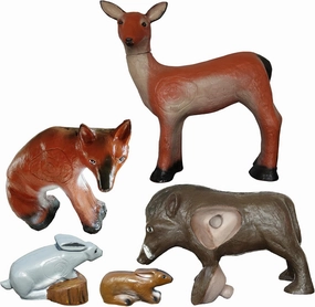 3D Animal Archery Targets Sets for Backyard Shooting – Self-Healing, UV Protected, High-Density, Lifelike Hunting Practice