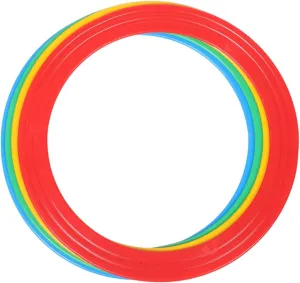 4pcs Acrobatic Props for Juggling Performance Lightweight Hand Skills Rings for Circus Shows Street Performances and Skill Development