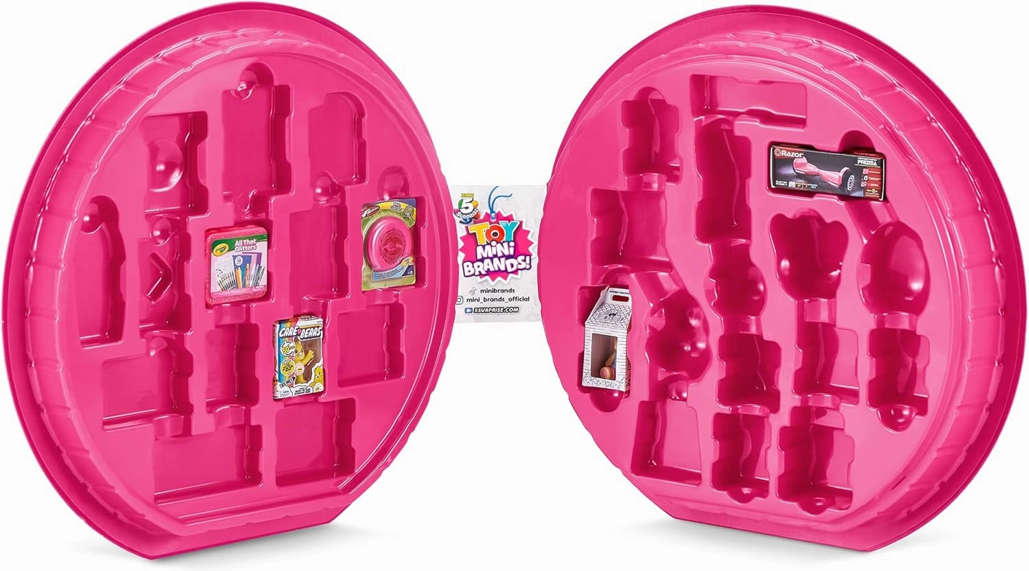 5 Surprise Toy Mini Brands Series 2 by ZURU (Collectors Case   3 Pack Capsules) Amazon Exclusive Mystery Real Miniature Collectible Toys