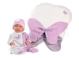 74036 Lilac Llorens Crying Doll 42cm