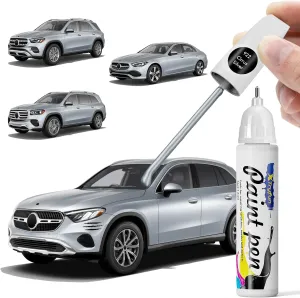 922 Cirrus Silver Touch Up Paint Compatible with Mercedes Benz, DIY Car Paint Scratch Repair, Quick & Easy Fix Automotive Scratch Repair for C/E/S/G/CLA/CLE/CLS/GLC/GLE/GLS/EQB/EQS/SL