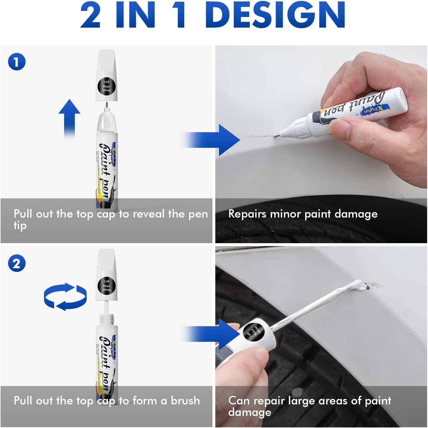 922 Cirrus Silver Touch Up Paint Compatible with Mercedes Benz, DIY Car Paint Scratch Repair, Quick & Easy Fix Automotive Scratch Repair for C/E/S/G/CLA/CLE/CLS/GLC/GLE/GLS/EQB/EQS/SL
