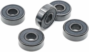 ABEC9 608 2RS Inline Roller Skate Wheel Bearing 608 RS Anti Rust Skateboard Ball Bearings 608RS Black Sealed 8x22x7 mm