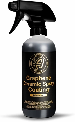 Adam's Polishes Advanced Graphene Ceramic Spray Coating - 18  Months Sprayable Graphene Oxide Ceramic Coating for Cars, Boats, RV's & Motorcycle | Adds Extreme Gloss, Depth, Shine & Protection