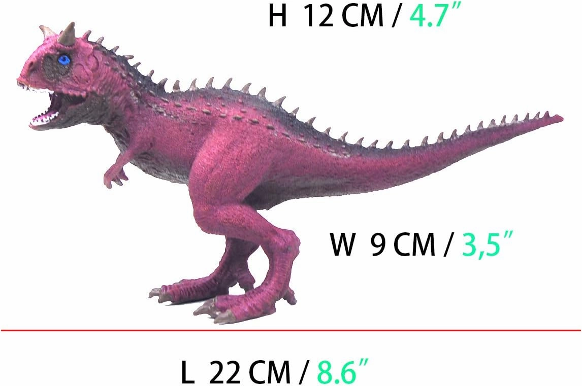 Ailejia Jurassic Dinosaur Figures Solid Dinosaur Party Toy Toddler Dinosaur Animal Carnotaurus Toy Models for Children Gift Dinosaur (Carnotaurus)