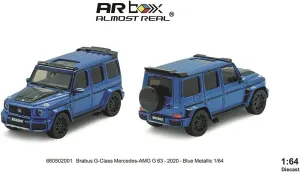 Almost Real 660502001 G-Class Mercedes-Benz AMG G63-2020 - Blue Metallic 1/64 Scale Finished Mini Car