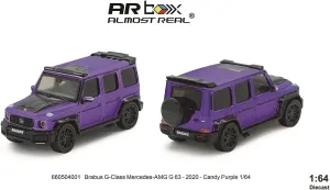 Almost Real 660504001 G-Class Mercedes-Benz AMG G63-2020 - Candy Purple 1/64 Scale Finished Mini Car