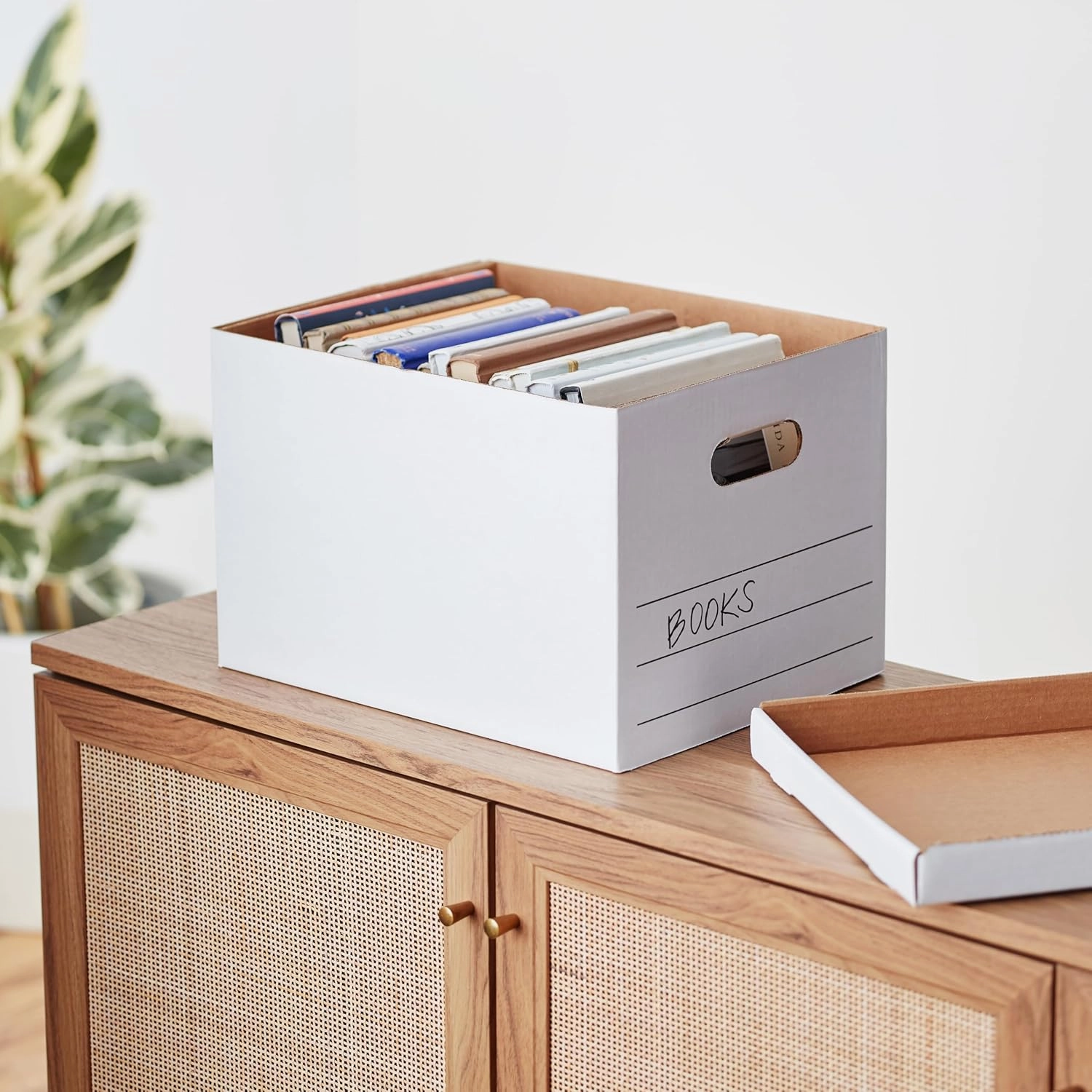 Amazon Basics Storage/Filing Boxes with Lift-Off Lid - Letter/Legal Size, Sturdy, Easy Assembly, White, 16.2" L x 12.5" W x 10.5" H, Pack of 20