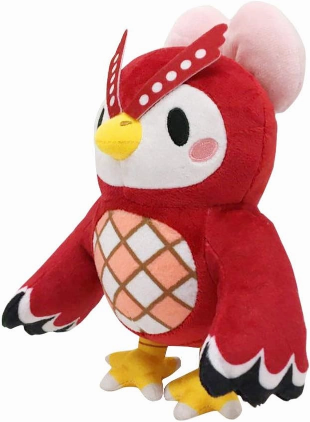 Animal Crossing New Leaf Plush Toy Suitable for Collection, Animal Crossing: New Horizons Stuffed Owlette Doll Toy for Boy Girl Christmas Halloween Birthday Gift, 8“ (Celeste)